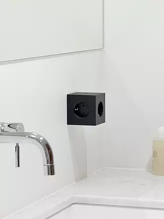 AVOLT | Regleta Square 2 F Rosa Antiguo | schwarz